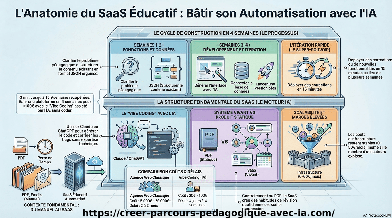 creer un saas éducatif