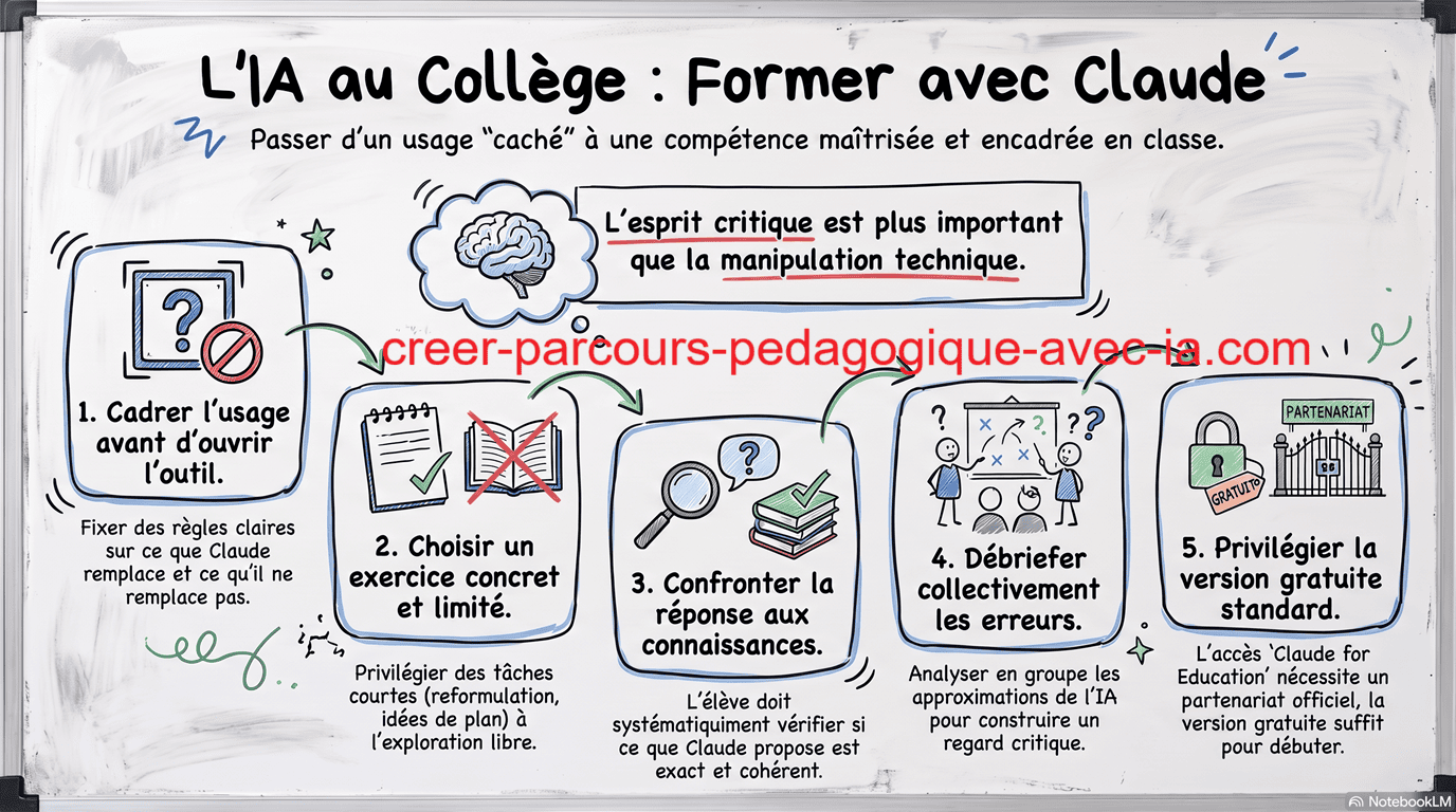 formation claude pour collegiens