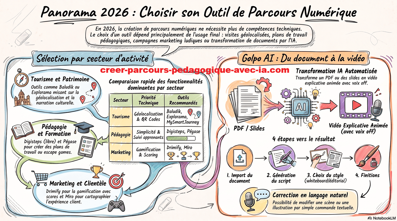 outil de creation de parcours numerique